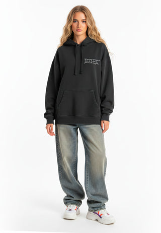 Hoodie Oversize Brodé "Flowers"