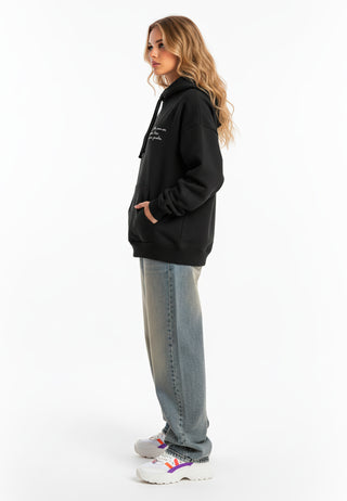 Hoodie Oversize Brodé "Flowers"