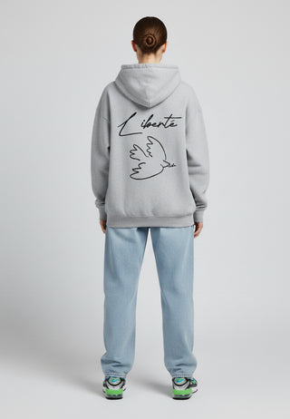 Hoodie Oversize Brodé "Liberté"