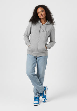 Hoodie à Zip Brodé "Liberté"