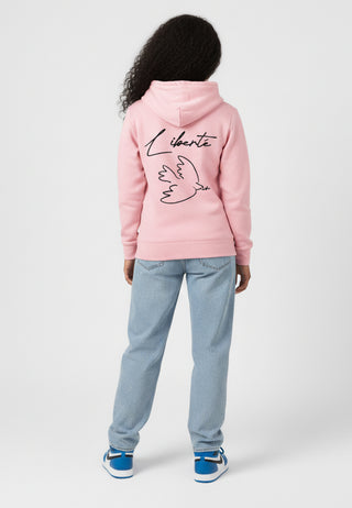 Hoodie à Zip Brodé "Liberté"