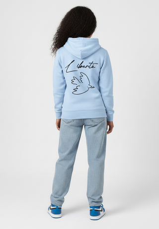 Hoodie à Zip Brodé "Liberté"