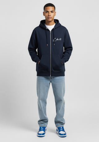 Hoodie à Zip Brodé "Liberté"