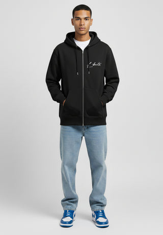 Hoodie à Zip Brodé "Liberté"