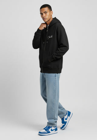Hoodie à Zip Brodé "Liberté"