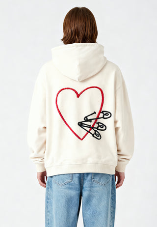 Hoodie Oversize Brodé "Pins"