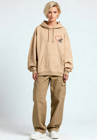 Hoodie Oversize Brodé "Pins"
