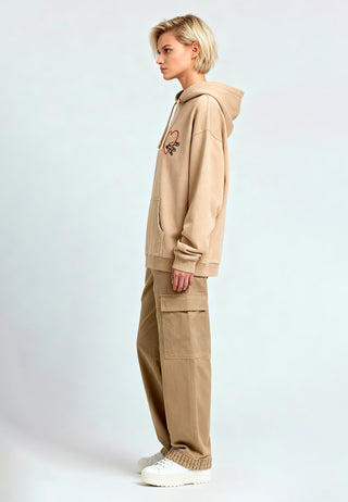 Hoodie Oversize Brodé "Pins"