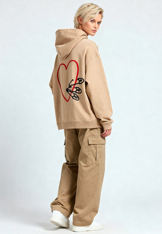 Hoodie Oversize Brodé "Pins"