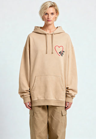 Hoodie Oversize Brodé "Pins"