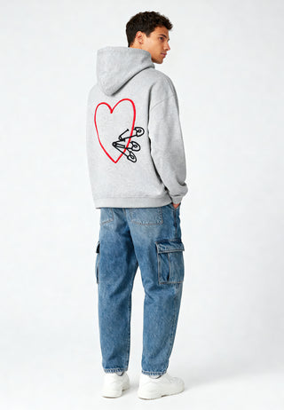 Hoodie Oversize Brodé "Pins"
