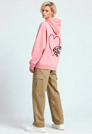 Hoodie Oversize Brodé "Pins"