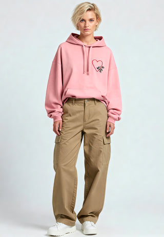 Hoodie Oversize Brodé "Pins"