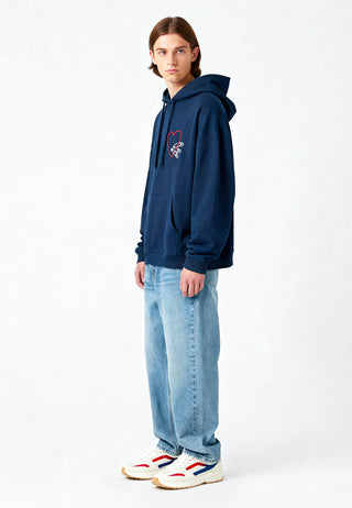 Hoodie Oversize Brodé "Pins"