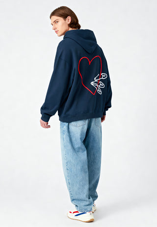 Hoodie Oversize Brodé "Pins"