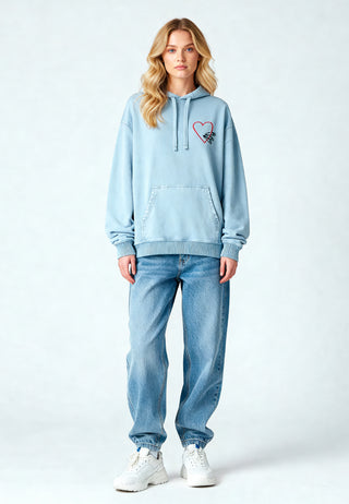 Hoodie Oversize Brodé "Pins"