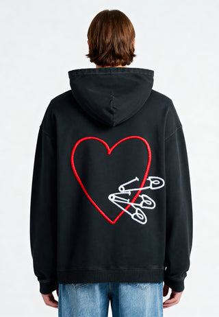 Hoodie Oversize Brodé "Pins"
