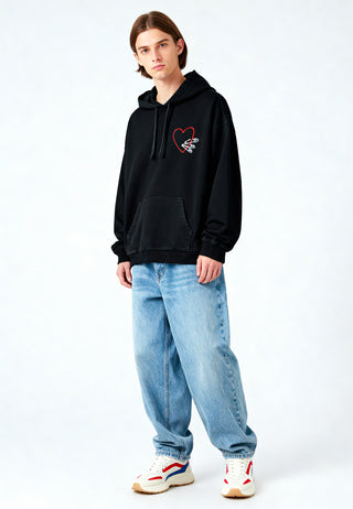 Hoodie Oversize Brodé "Pins"