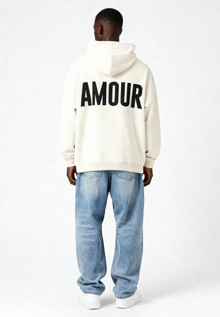 Hoodie Oversize Brodé "Amour"