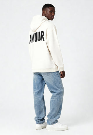 Hoodie Oversize Brodé "Amour"