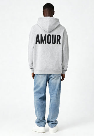 Hoodie Oversize Brodé "Amour"