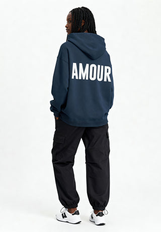 Hoodie Oversize Brodé "Amour"
