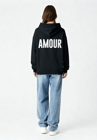 Hoodie Oversize Brodé "Amour"