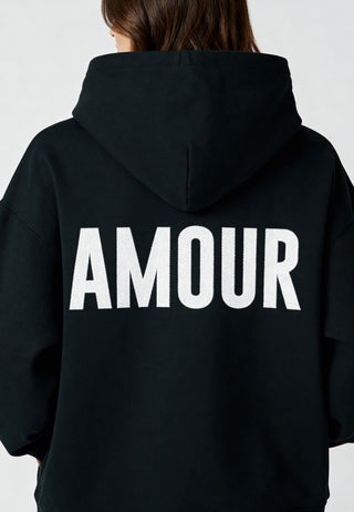 Hoodie Oversize Brodé "Amour"