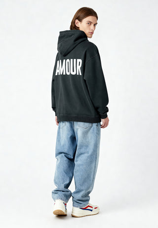 Hoodie Oversize Brodé "Amour"