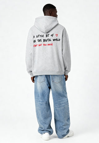Hoodie Oversize Brodé "Brutal"