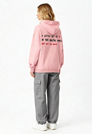 Hoodie Oversize Brodé "Brutal"