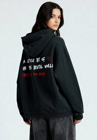 Hoodie Oversize Brodé "Brutal"