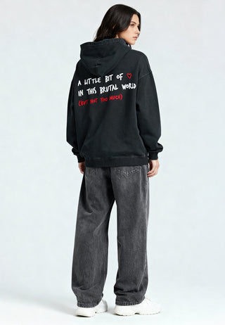 Hoodie Oversize Brodé "Brutal"