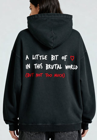 Hoodie Oversize Brodé "Brutal"