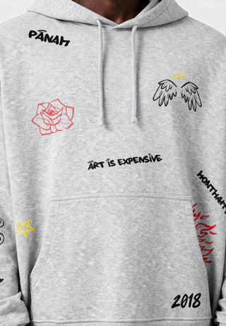 Hoodie Oversize "Graffiti Mira"