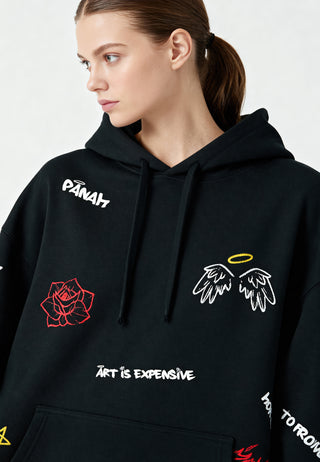Hoodie Oversize "Graffiti Mira"