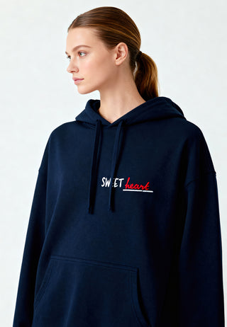 Hoodie Oversize Brodé "Sweetheart"
