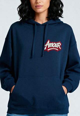 Hoodie Oversize Brodé "Amour"