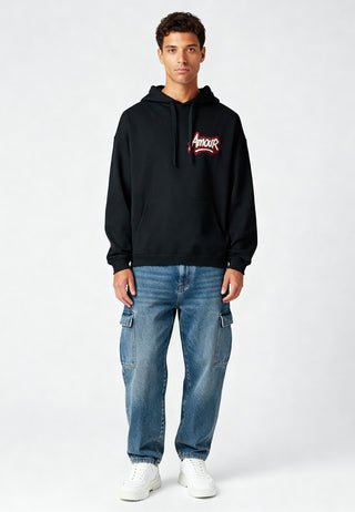 Hoodie Oversize Brodé "Amour"