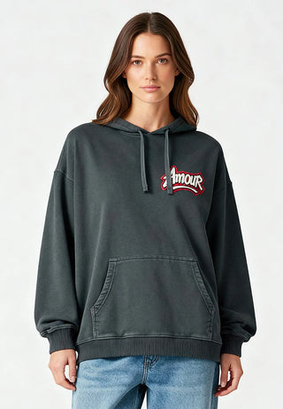 Hoodie Oversize Brodé "Amour"