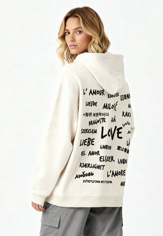 Hoodie Oversize Brodé "Universal Love"