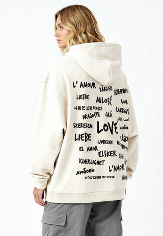 Hoodie Oversize Brodé "Universal Love"