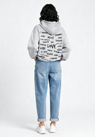 Hoodie Oversize Brodé "Universal Love"