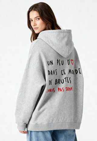 Hoodie Oversize Brodé "Brute"
