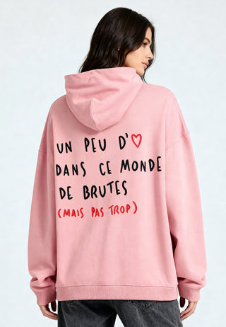 Hoodie Oversize Brodé "Brute"