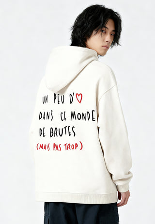 Hoodie Oversize Brodé "Brute"