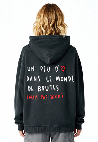 Hoodie Oversize Brodé "Brute"