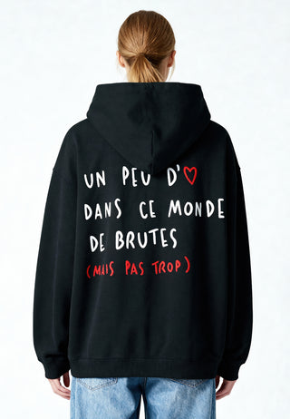 Hoodie Oversize Brodé "Brute"
