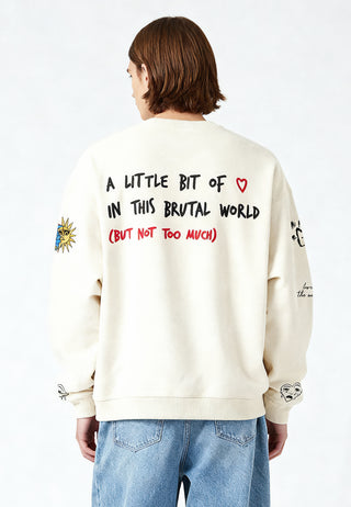 Sweatshirt Oversize Brodé "Brutal"