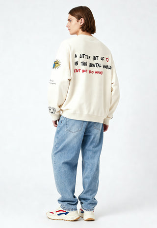 Sweatshirt Oversize Brodé "Brutal"